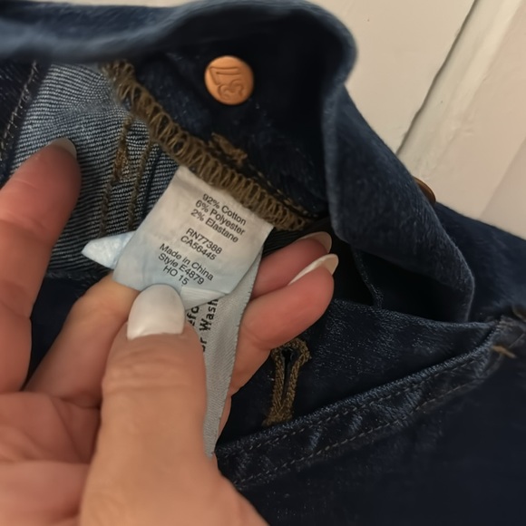 MADEWELL DARK DENIM SKINNY OVERALLS SZ XS - Picture 3 of 5